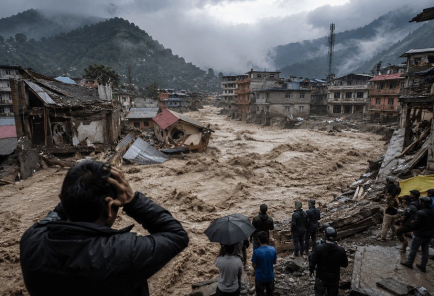 The Nature of Nature in Nepal: Floods have destroyed thousands of homes. 590 foreign nationals from 39 countries missing